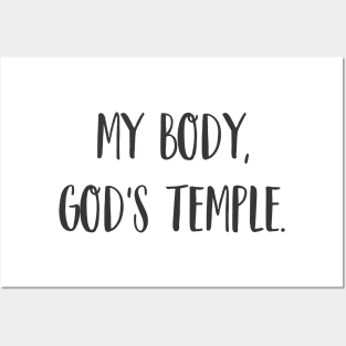 My body, God's Temple Posters and Art